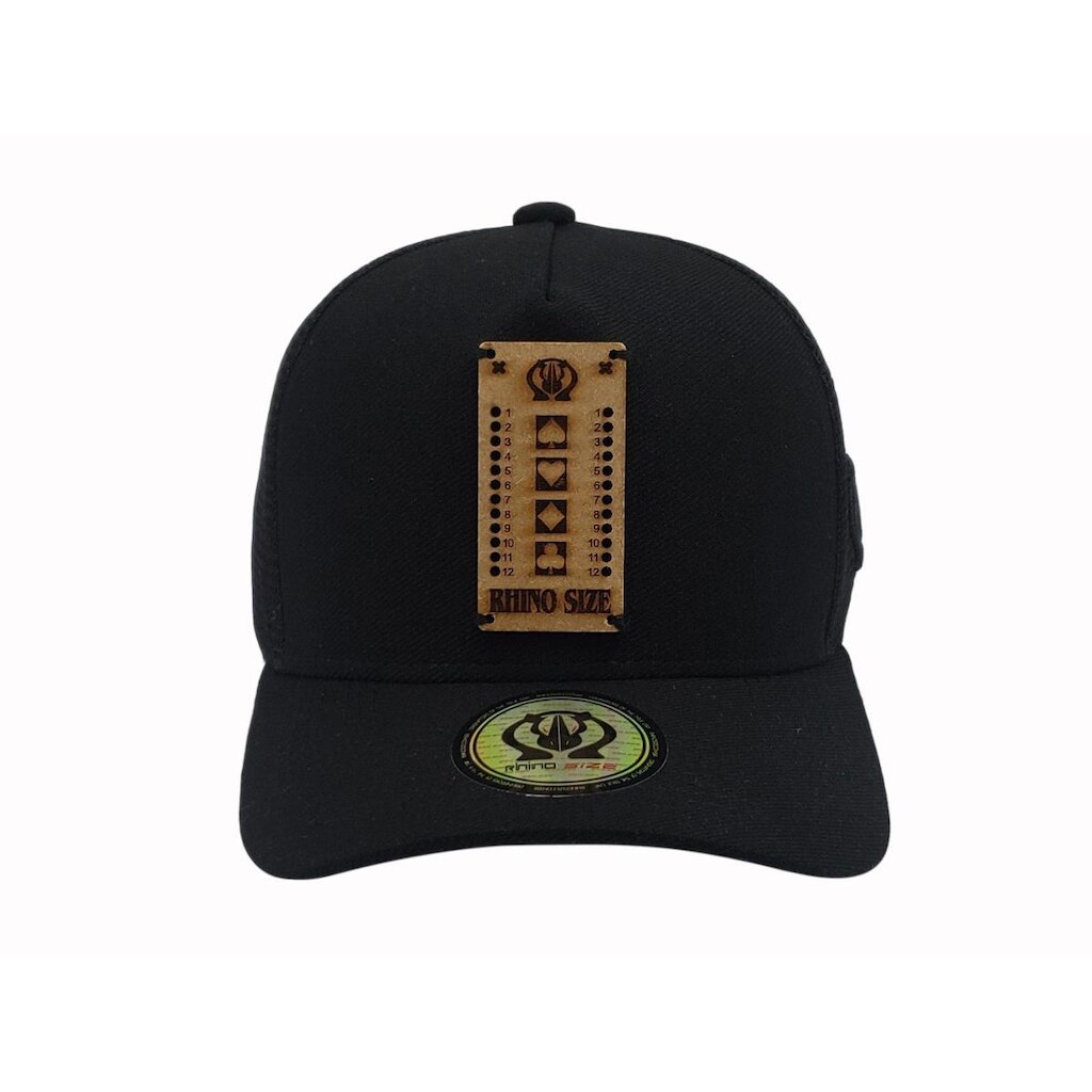 Bone Trucker Rhino Size Tela Preto Tabuleiro Mdf