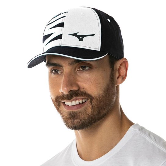 Boné Unissex Mizuno Focus - Branco Menor preço em Boné Unissex Mizuno Focus - Branco