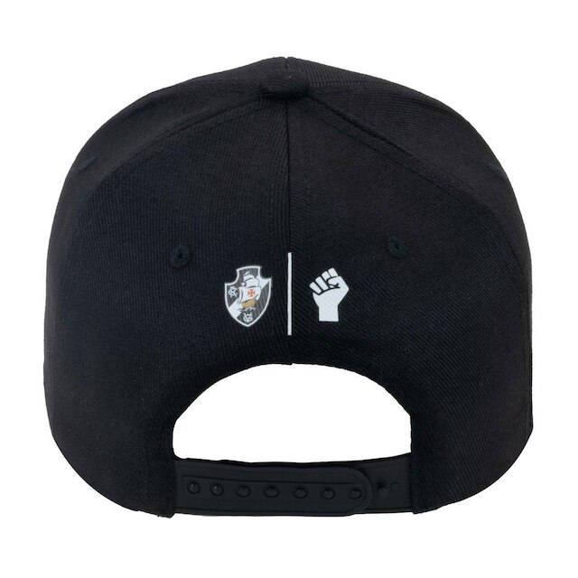 Boné Vasco Da Gama Cruz de Malta Vermelho em Preto Supercap