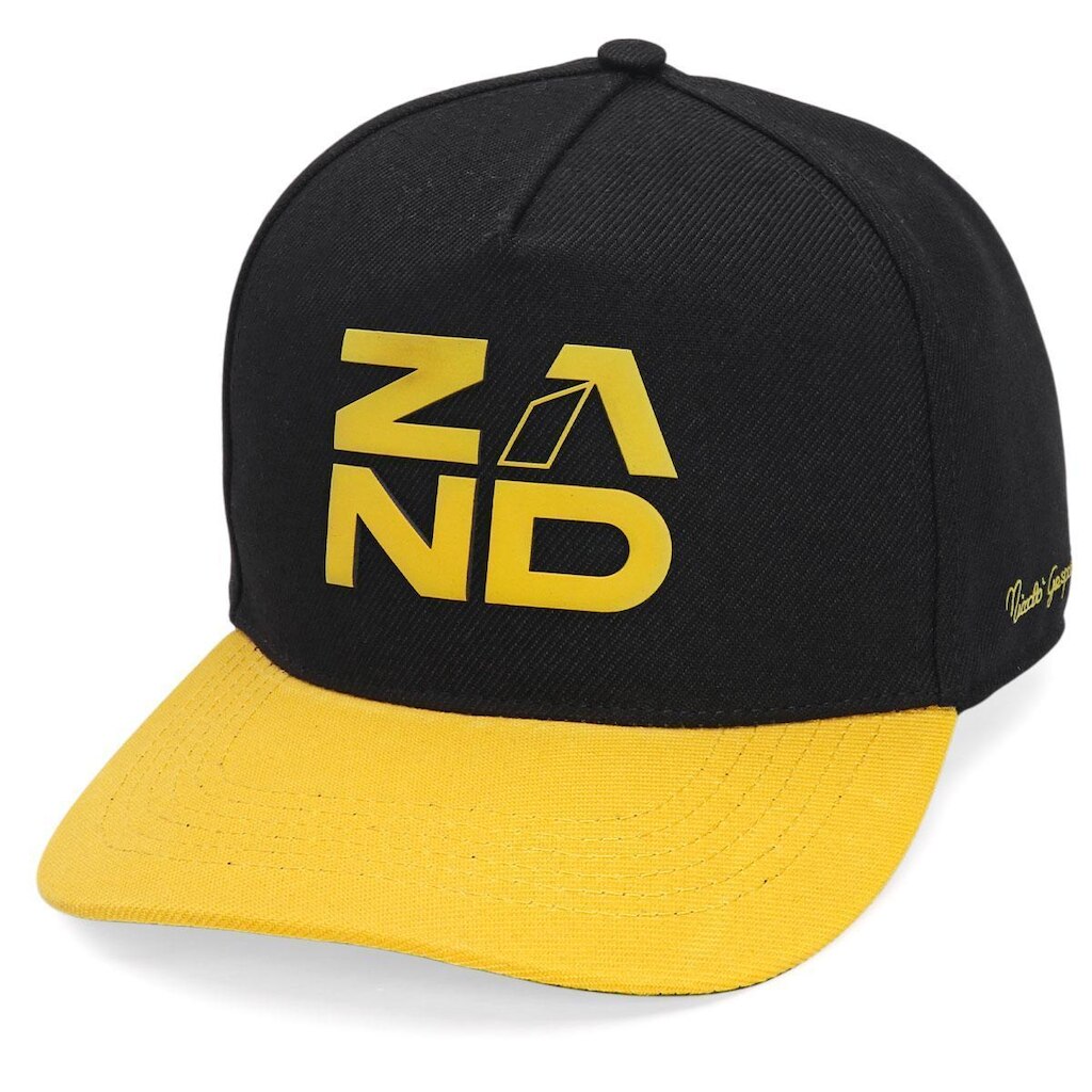 Boné Zand Itália Preto e Amarelo