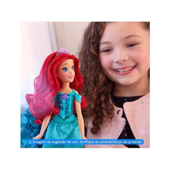 Boneca Disney Princess Brilho Real - Colorido
