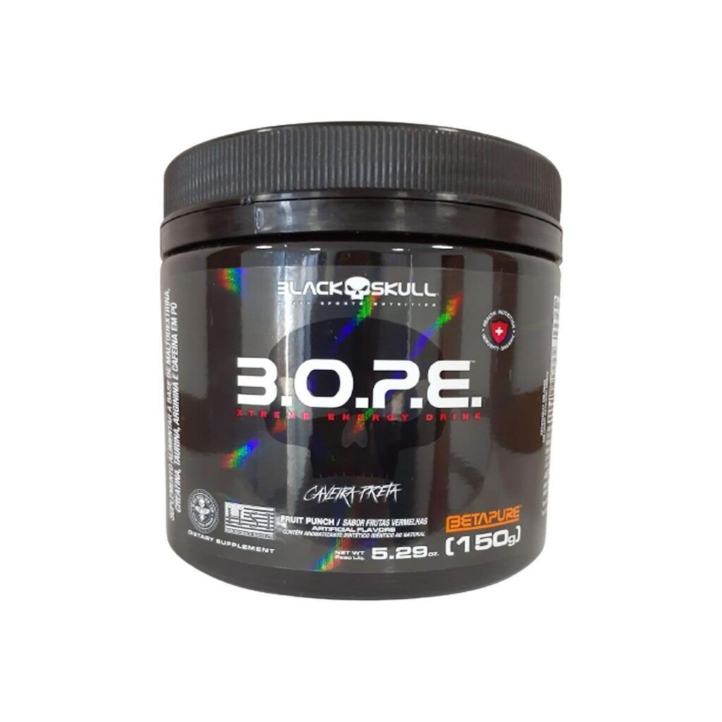 BOPE  Beta Pure - 150g Frutas Vermelhas - Black Skull