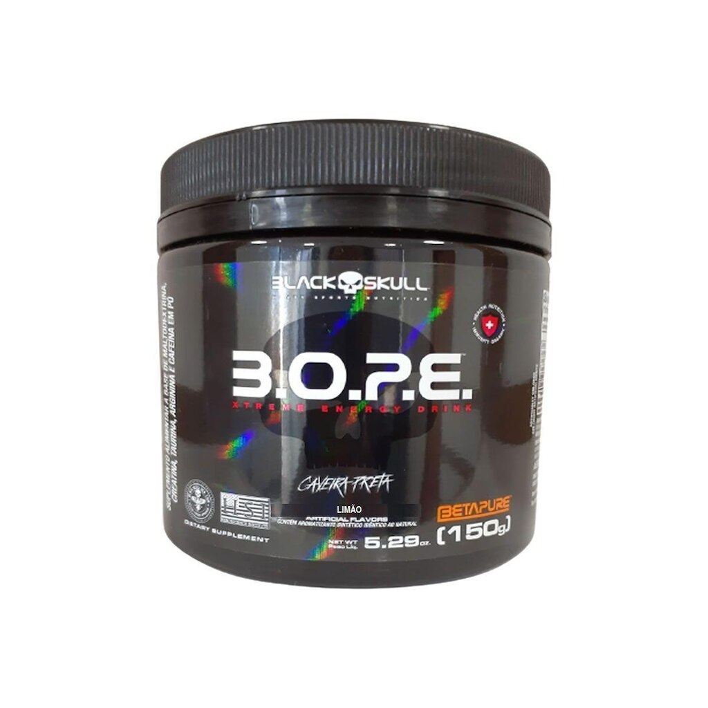 BOPE Beta Pure - 150g Limão - Black Skull