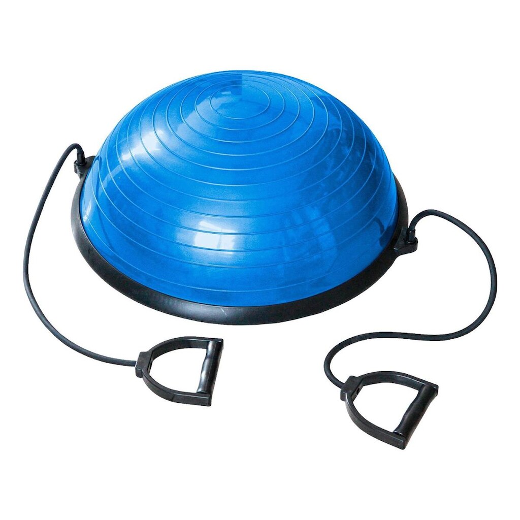 Bosu Ball de Equilíbrio com Alças e Bomba de Encher 58x25cm