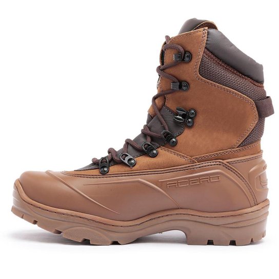 Bota Acero Tiger Pró Coturno Em Couro Animal Legitimo - Amarelo Menor preço em Bota Acero Tiger Pró Coturno Em Couro Animal Legitimo - Amarelo