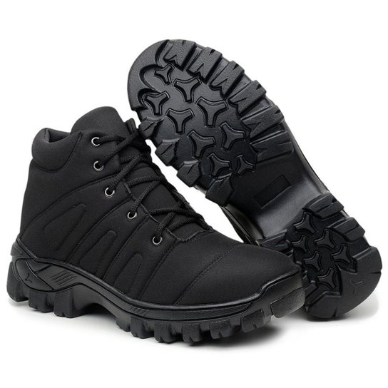 Bota Advententure Masculino Coturno - Preto Menor preço em Bota Advententure Masculino Coturno - Preto