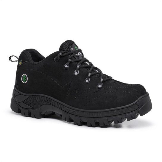 Bota Adventure Accona Cano Curto em Couro Nobuck 8000 - Preto Menor preço em Bota Adventure Accona Cano Curto em Couro Nobuck 8000 - Preto