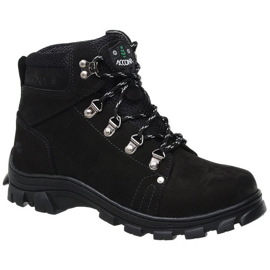 Bota Adventure Accona em Couro Nobuck 650 - Preto Menor preço em Bota Adventure Accona em Couro Nobuck 650 - Preto