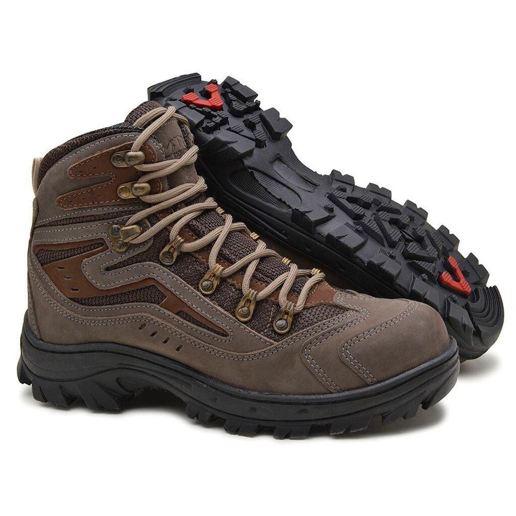 Bota Adventure Cano Alto Amazonia  Cinza