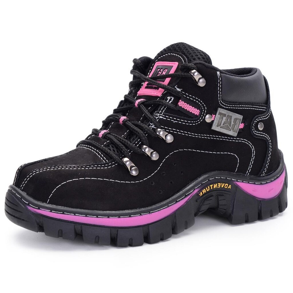 Bota Adventure Feminina Couro Trilha On e Off Road Pantanal Brasil NS Keep Lady