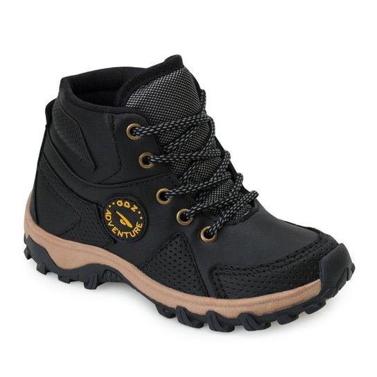 Bota Adventure Gibizinho GB21-G244 Juvenil - Preto Menor preço em Bota Adventure Gibizinho GB21-G244 Juvenil - Preto