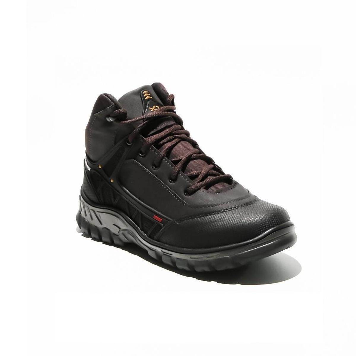Bota Adventure Masculina Cano Médio Cadarço Trilha Conforto Menor preço em Bota Adventure Masculina Cano Médio Cadarço Trilha Conforto