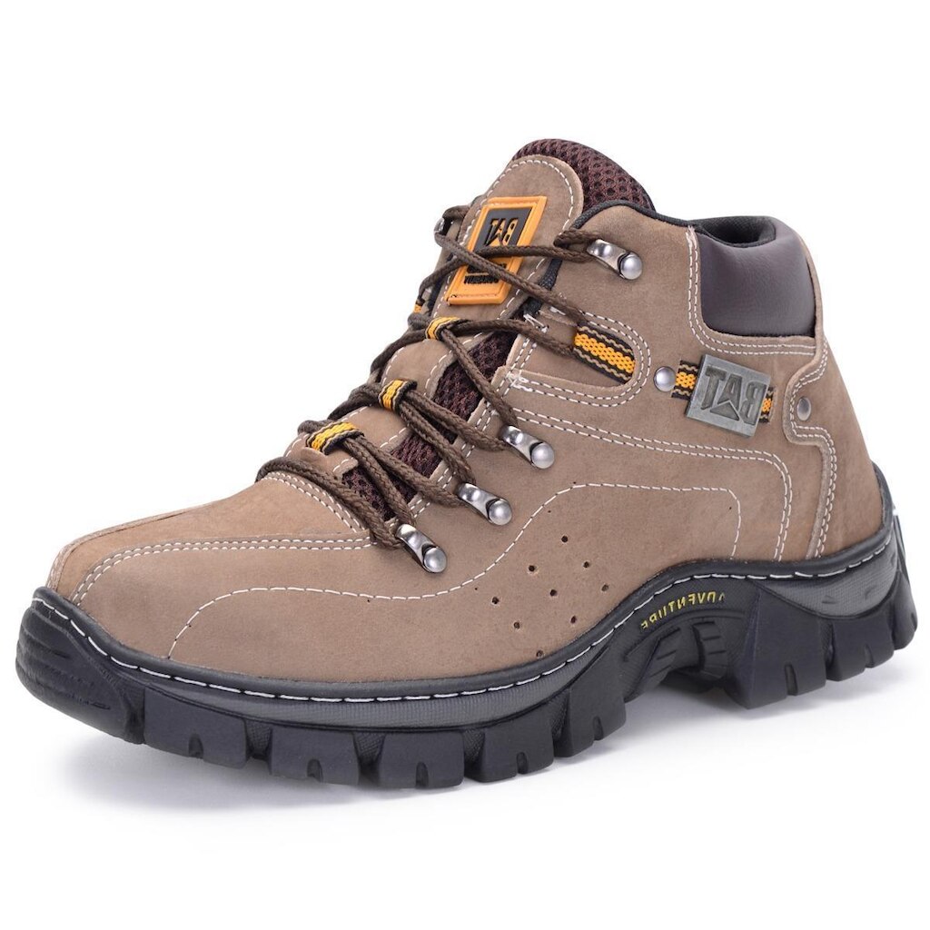 Bota Adventure Masculina Couro Legítimo Pantanal Brasil NS Keep Trail