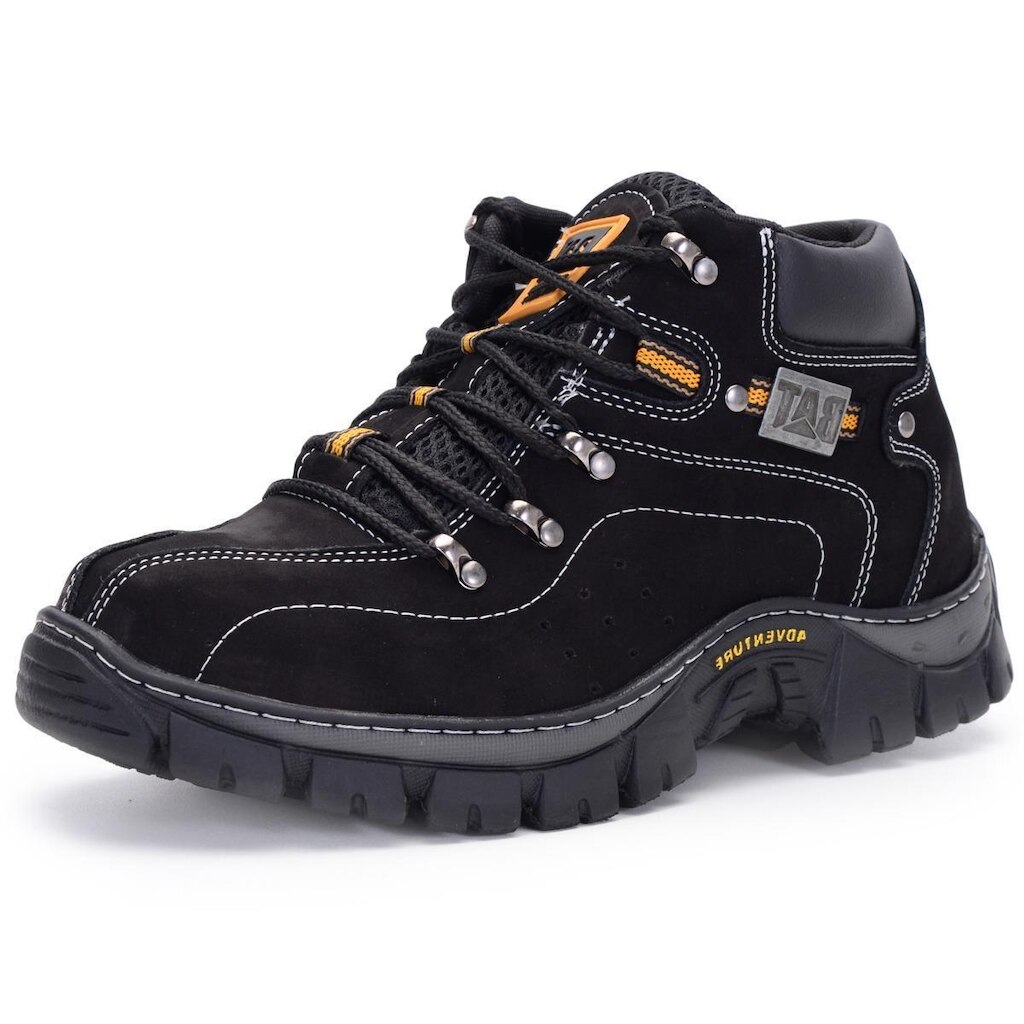 Bota Adventure Masculina Couro Legítimo Pantanal Brasil NS Keep Trail