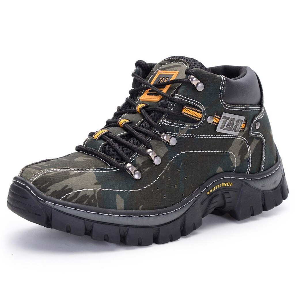 Bota Adventure Masculina Couro Legítimo Pantanal Brasil NS Keep Trail