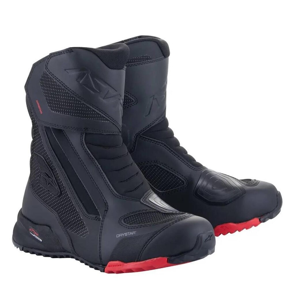 Bota Alpinestars RT 7 Drystar Preto e Vermelho