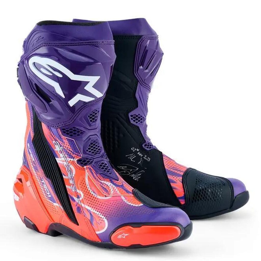 Bota Alpinestars Supertech R Vented Jorge Martin Roxo