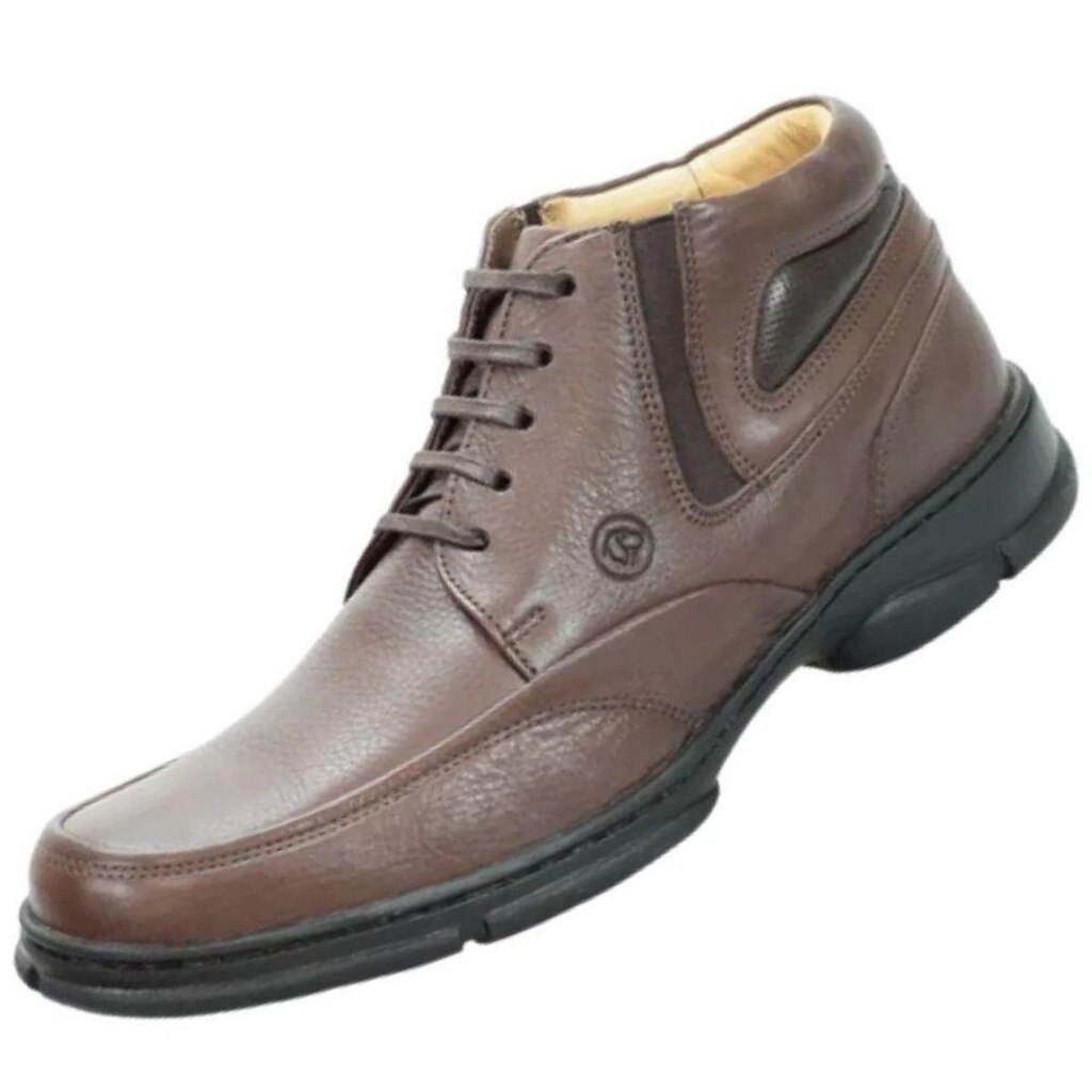 Bota Anatomic Gel 7898 Rustico T.Moro Masculino