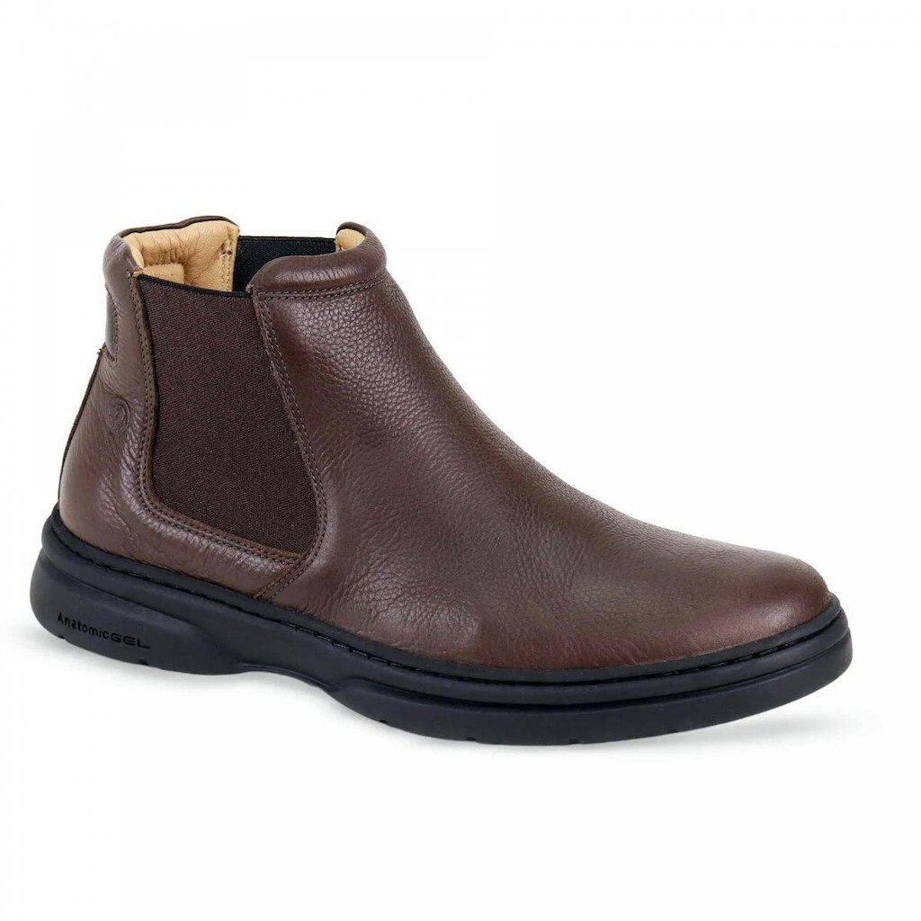 Bota Anatomic Gel Em Couro 7651 Masculino