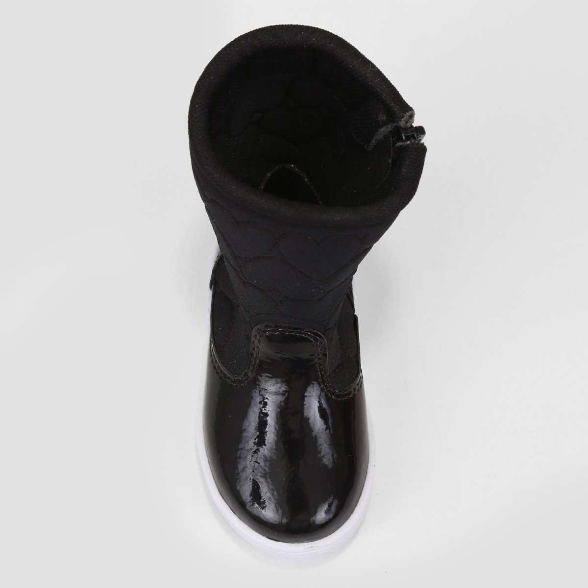 Bota Bebê Tininha Confort Baby Corações com Laço de Cabelo Menina - 3