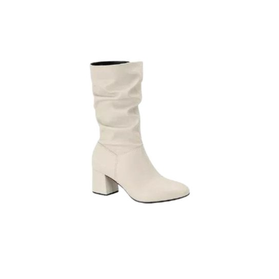 Bota Beira Rio Branco Off Feminino 9076.102 - Off White Menor preço em Bota Beira Rio Branco Off Feminino 9076.102 - Off White