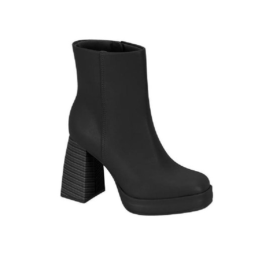 Bota Beira Rio Feminino Ziper Sem Cadarço 9080 100 25589 - Preto Menor preço em Bota Beira Rio Feminino Ziper Sem Cadarço 9080 100 25589 - Preto