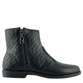 Bota Beira Rio Napa Casual Feminina Detalhes Baixa 9085104