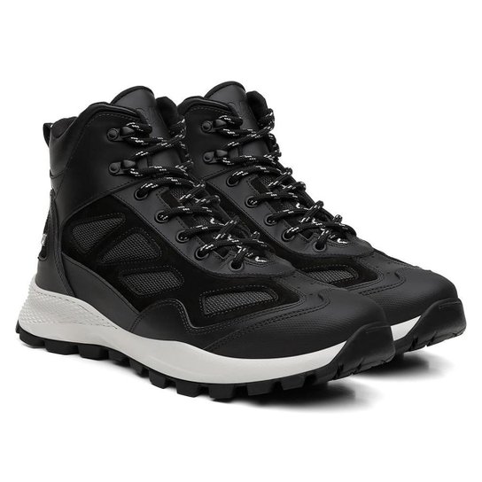 Bota Bootpillar Adventure Couro Conforto Premium Masculino - Preto Menor preço em Bota Bootpillar Adventure Couro Conforto Premium Masculino - Preto