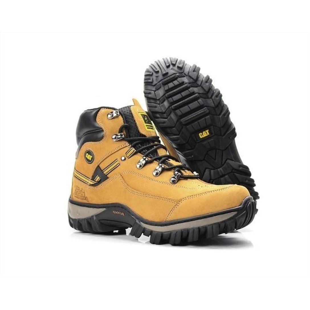 BOTA BOTINA CATERPILLAR ADVENTURE Amarelo Netshoes