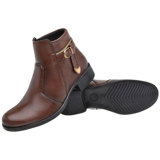 Bota Botina Feminina Cano Curto Coturno Salto Baixo Estilo - Marrom é ruim? Bota Botina Feminina Cano Curto Coturno Salto Baixo Estilo - Marrom é boa?