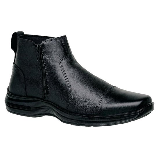 Bota Botina Masculina Couro Legitimo Conforto Ziper SanLorenzo 7030 - Preto é ruim? Bota Botina Masculina Couro Legitimo Conforto Ziper SanLorenzo 7030 - Preto é boa?