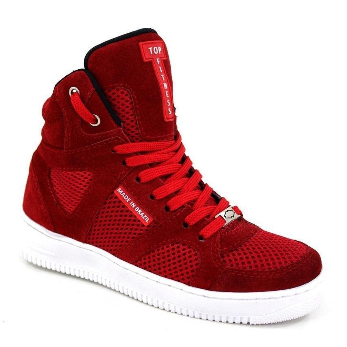 Bota Botinhas Tenis C/ Alto Casual Academia Top Fitness Treino Confortável