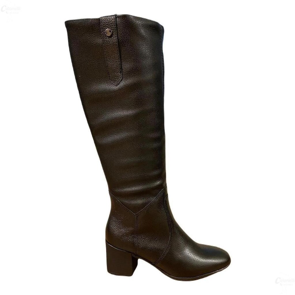 Bota Bottero 347806 Moda Salto Medio Cano Longo Em Couro