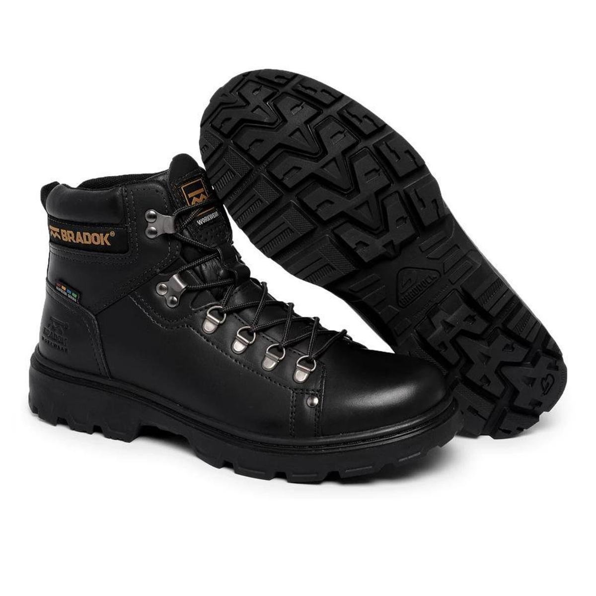 Bota Bradok Work Boot 2 Preto Menor preço em Bota Bradok Work Boot 2 Preto