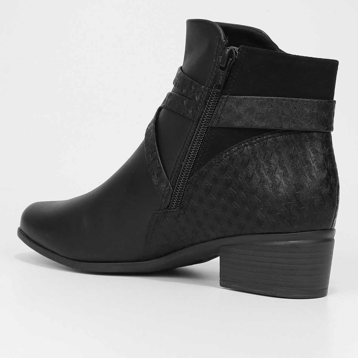 Bota Cano Curto Comfortflex Feminina - 4