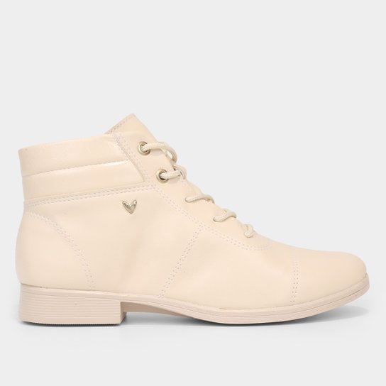 Bota Cano Curto Mississipi Cadarço Feminina - Off White é ruim? Bota Cano Curto Mississipi Cadarço Feminina - Off White é boa?