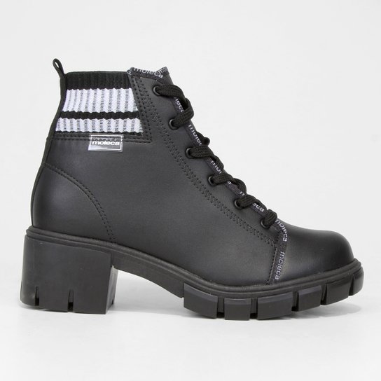 Tratorada Preta Bota Cano Curto Moleca Tratorada Bota Cano Curto