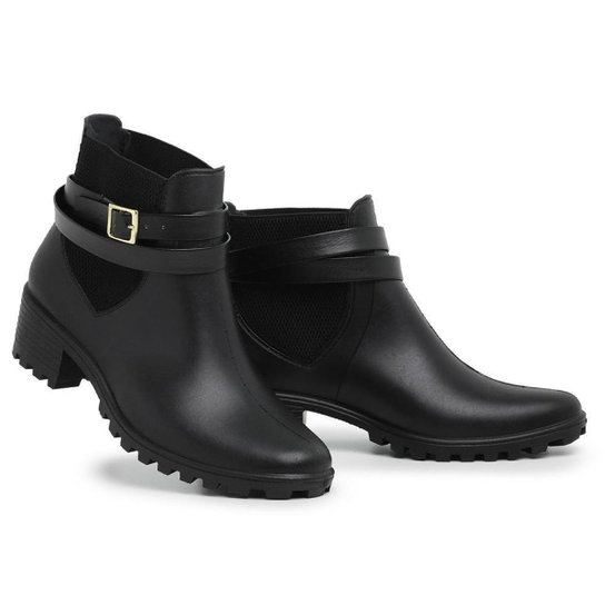 Bota Cano Curto Schiareli SCHB752 Feminina Fivela Moderna - Preto é ruim? Bota Cano Curto Schiareli SCHB752 Feminina Fivela Moderna - Preto é boa?