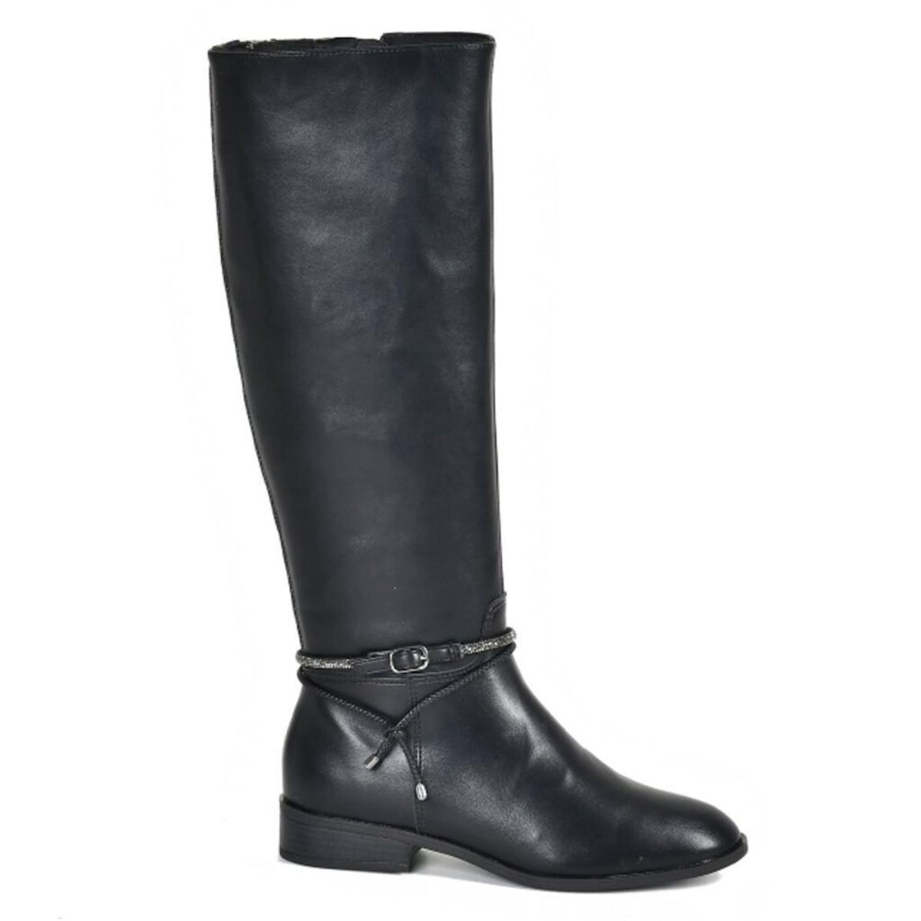 BOTA CANO LONGO VIA MARTE 085 004 01 PRETA FEMININA Via Marte