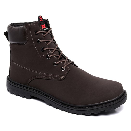 Bota Cano Médio Couro Saxxon Adventure SX775 Masculina - Marrom Menor preço em Bota Cano Médio Couro Saxxon Adventure SX775 Masculina - Marrom
