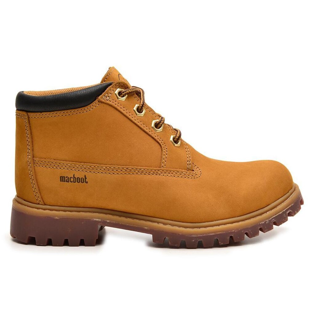 Bota Cano Médio Macboot Mini Lizzary 04 Mostarda - 37