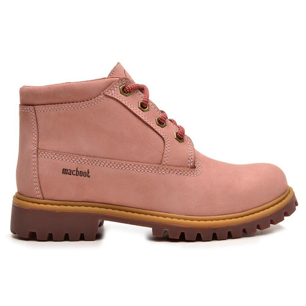 Bota Cano Médio Macboot Mini Lizzary 04 Rosa - 39