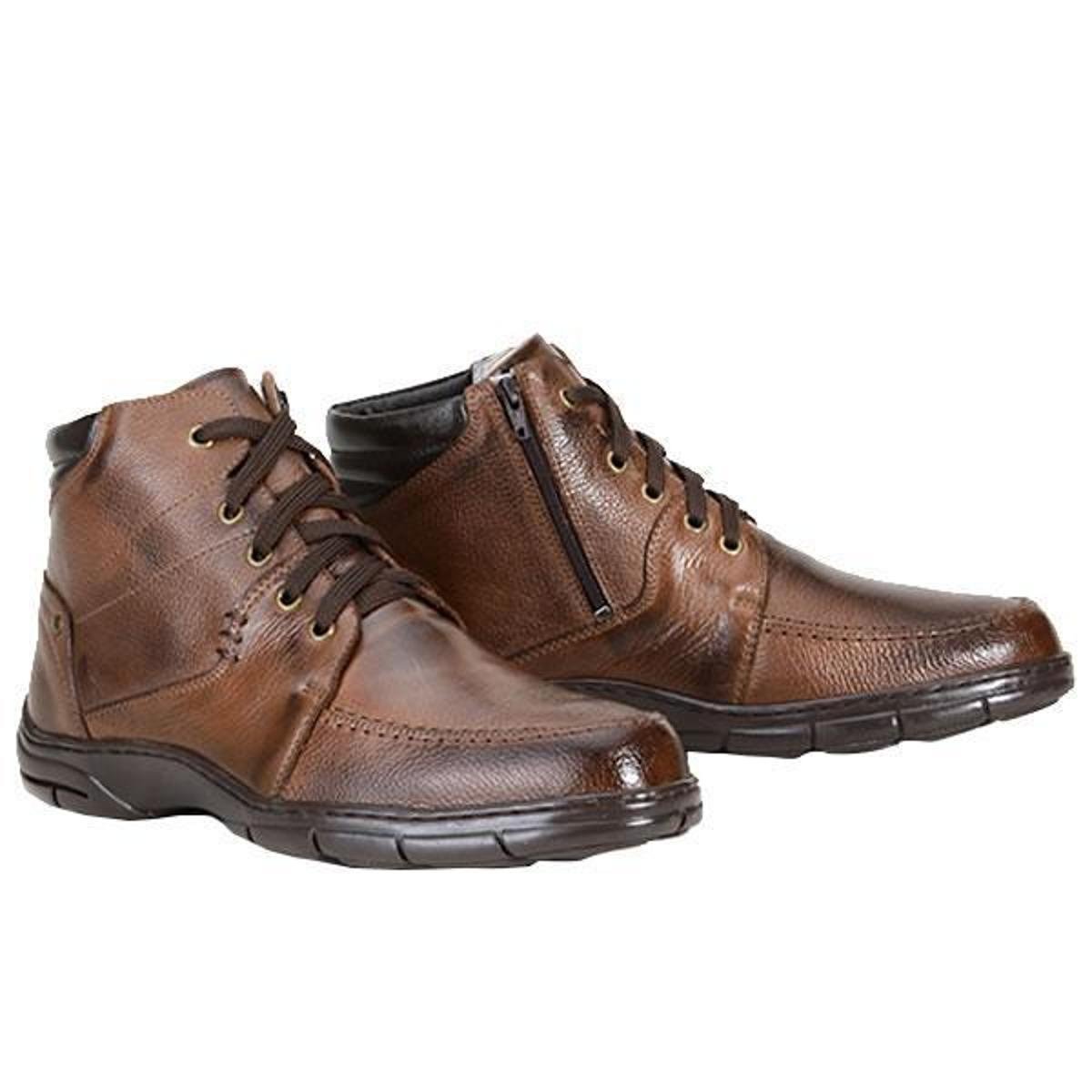 bota masculina couro netshoes