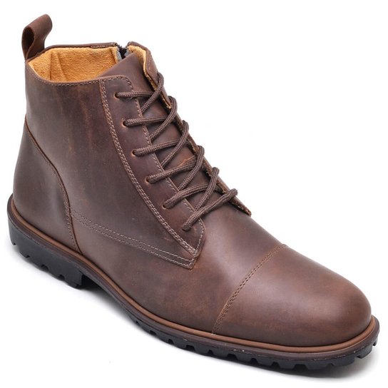 Bota casual Desert Sandro&CO Stone Brook Masculina - Cafe Menor preço em Bota casual Desert Sandro&CO Stone Brook Masculina - Cafe