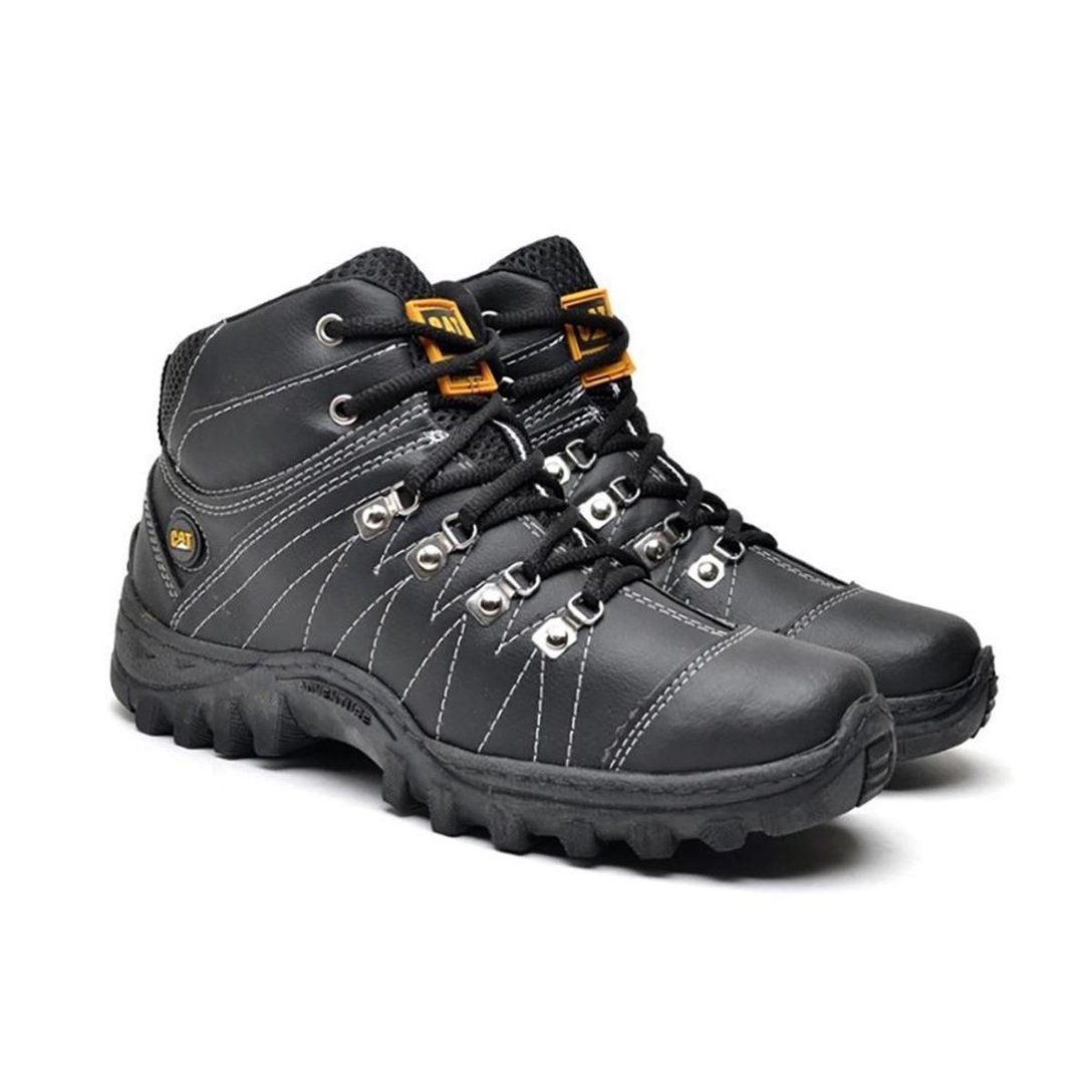 Bota Cat Coturno Adventure Masculino Casual Preto Netshoes