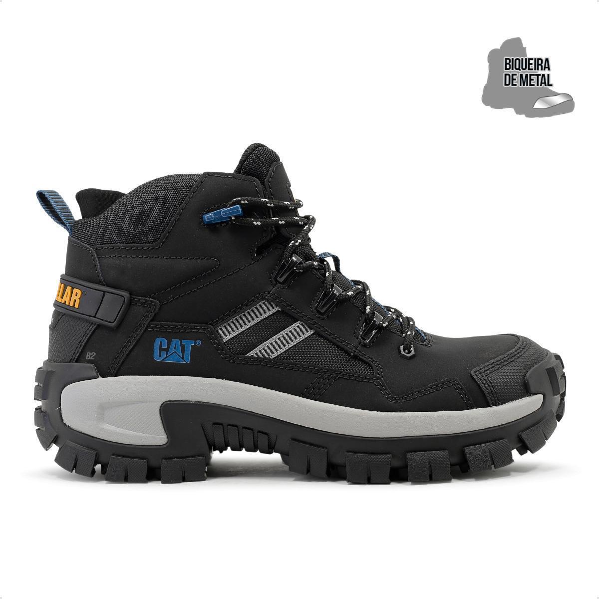 Bota Caterpillar Original Invader Mid Vent CT Masculina Menor preço em Bota Caterpillar Original Invader Mid Vent CT Masculina