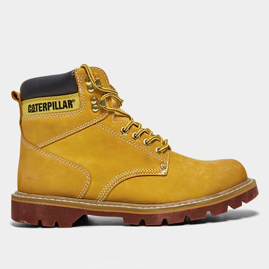 Bota Caterpillar Second Shift Masculina - Amarelo Menor preço em Bota Caterpillar Second Shift Masculina - Amarelo