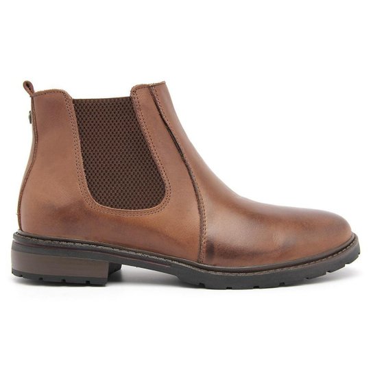 Bota Chelsea Masculino Couro Casual Fecho Elástico Reforçada - Marrom é ruim? Bota Chelsea Masculino Couro Casual Fecho Elástico Reforçada - Marrom é boa?