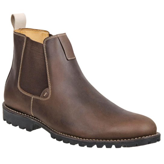 Bota Chelsea Moscoloni Grotte Sandro & Co. Masculina - Café Menor preço em Bota Chelsea Moscoloni Grotte Sandro & Co. Masculina - Café