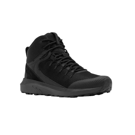 Bota Columbia Masculina Trailstorm Mid Waterproof Preta - Preto Menor preço em Bota Columbia Masculina Trailstorm Mid Waterproof Preta - Preto